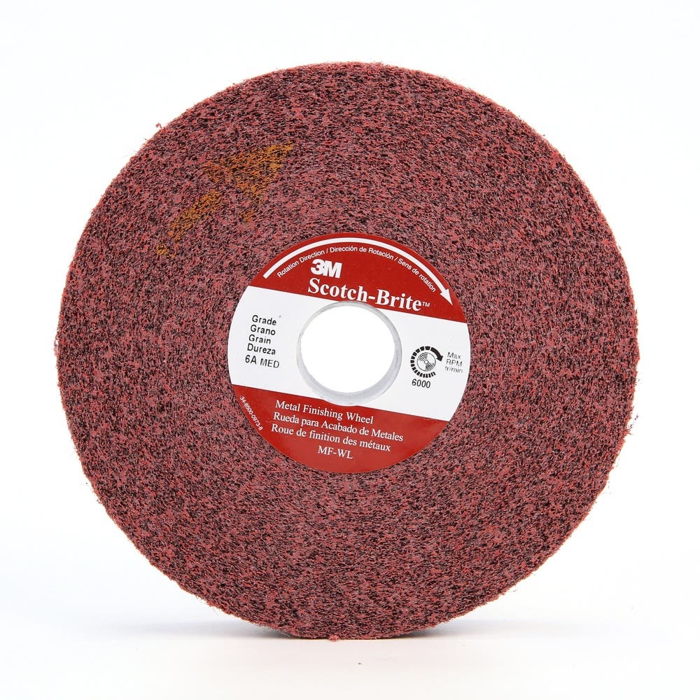 Wheel Metal Finishing Scotch Brite 200mm X 50mm 4A Medium 3M_303820_7000045990
