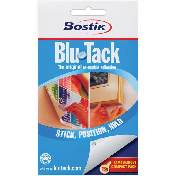 Bostik Blu tack 75Gm Blue 38923000 54500