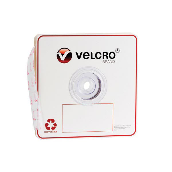 Velcro Stick On Hook Only Dots 22mm 900 Dots White_38931500_V28706