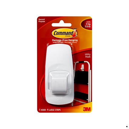 Command Jumbo Hook 17004 White_305074400_CMD17004