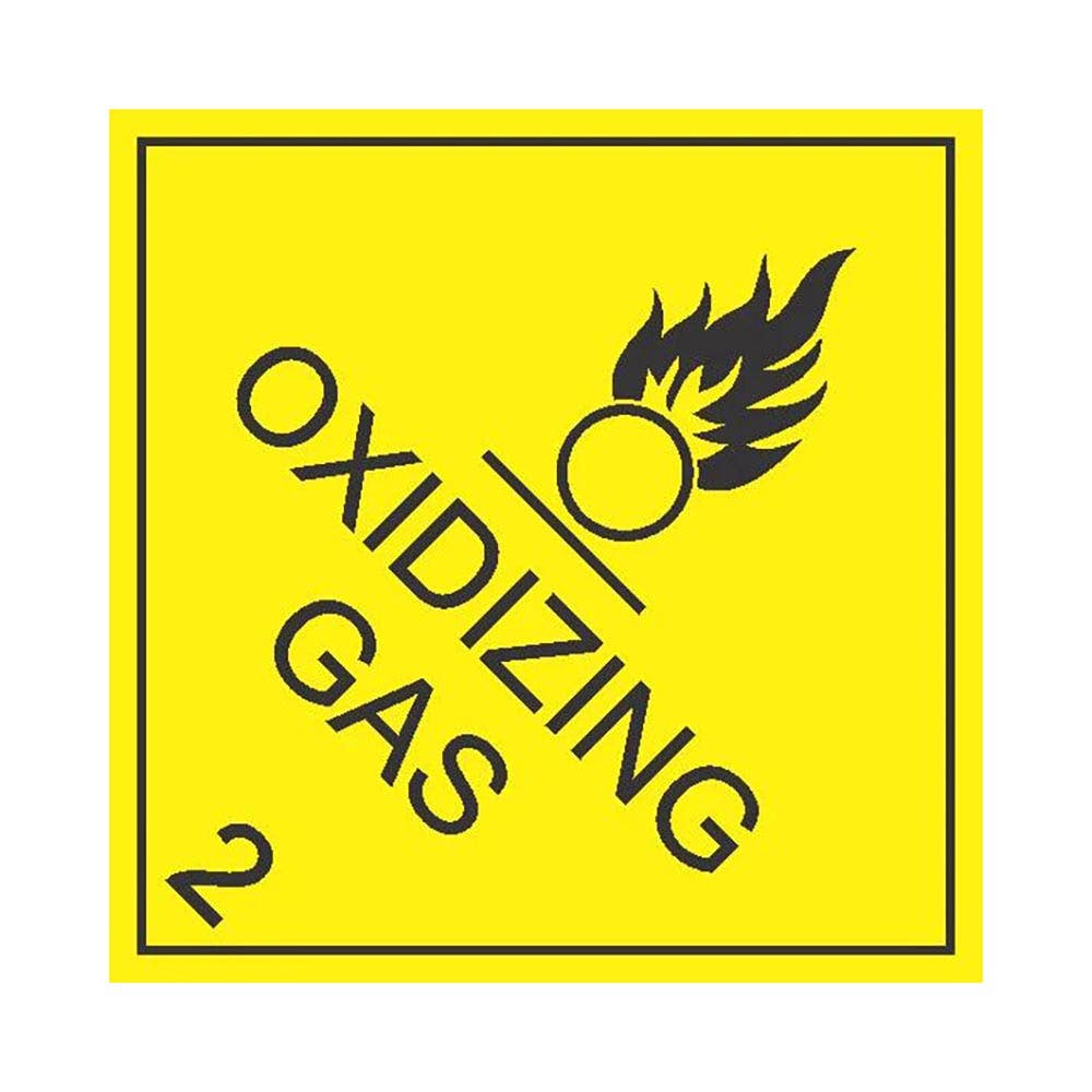 Sign OXIDISING GAS 2 Diamond 300 x 300mm Metal_305866_DGOXG3030M