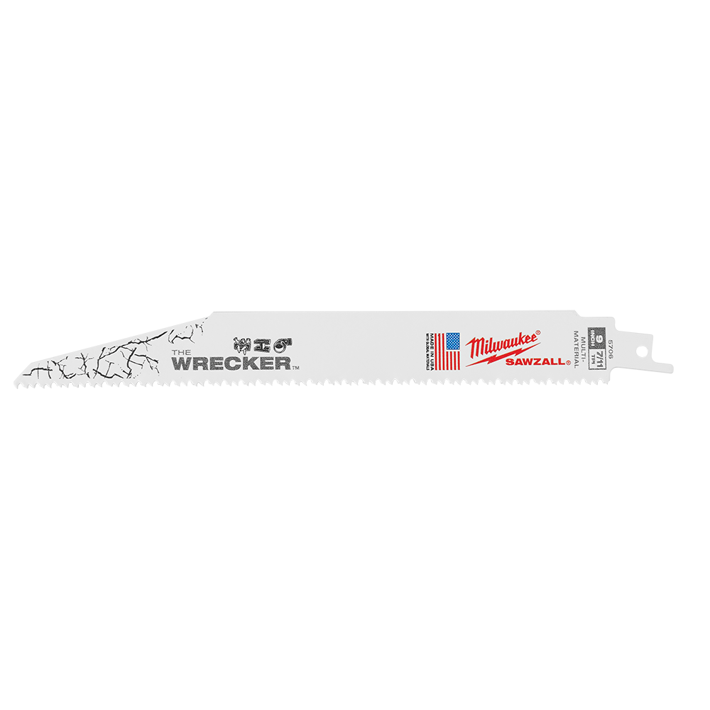 230mm 8 TPI The Wrecker SAWZALL Blade Pk 5 305948 48005706