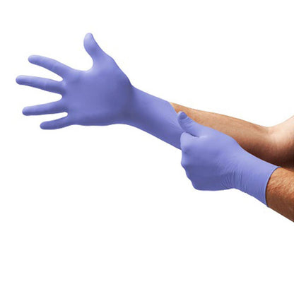 Gloves Microflex 93-853 Heavy Duty Nitrile Long Cuff Disposable Ansell 93853