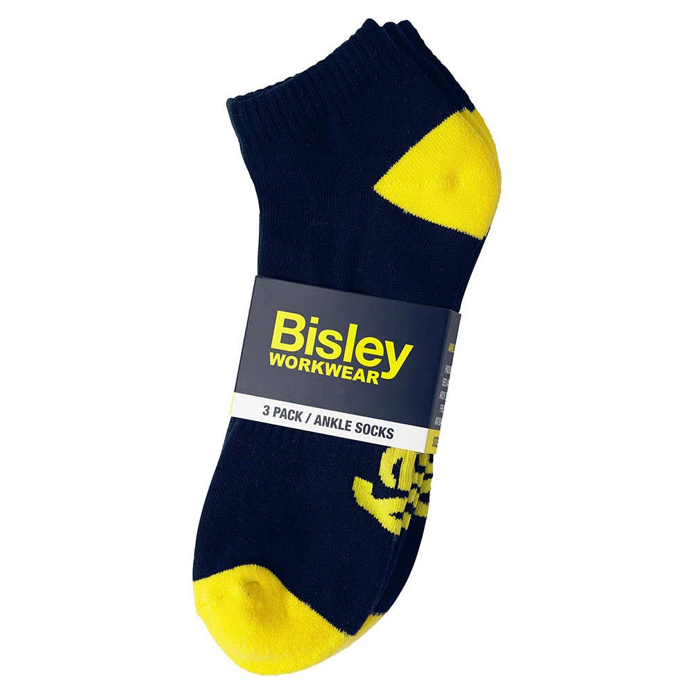 Sock Ankle 6-10 Bisley Pk 3 307660 BSX7215 BTOE6+