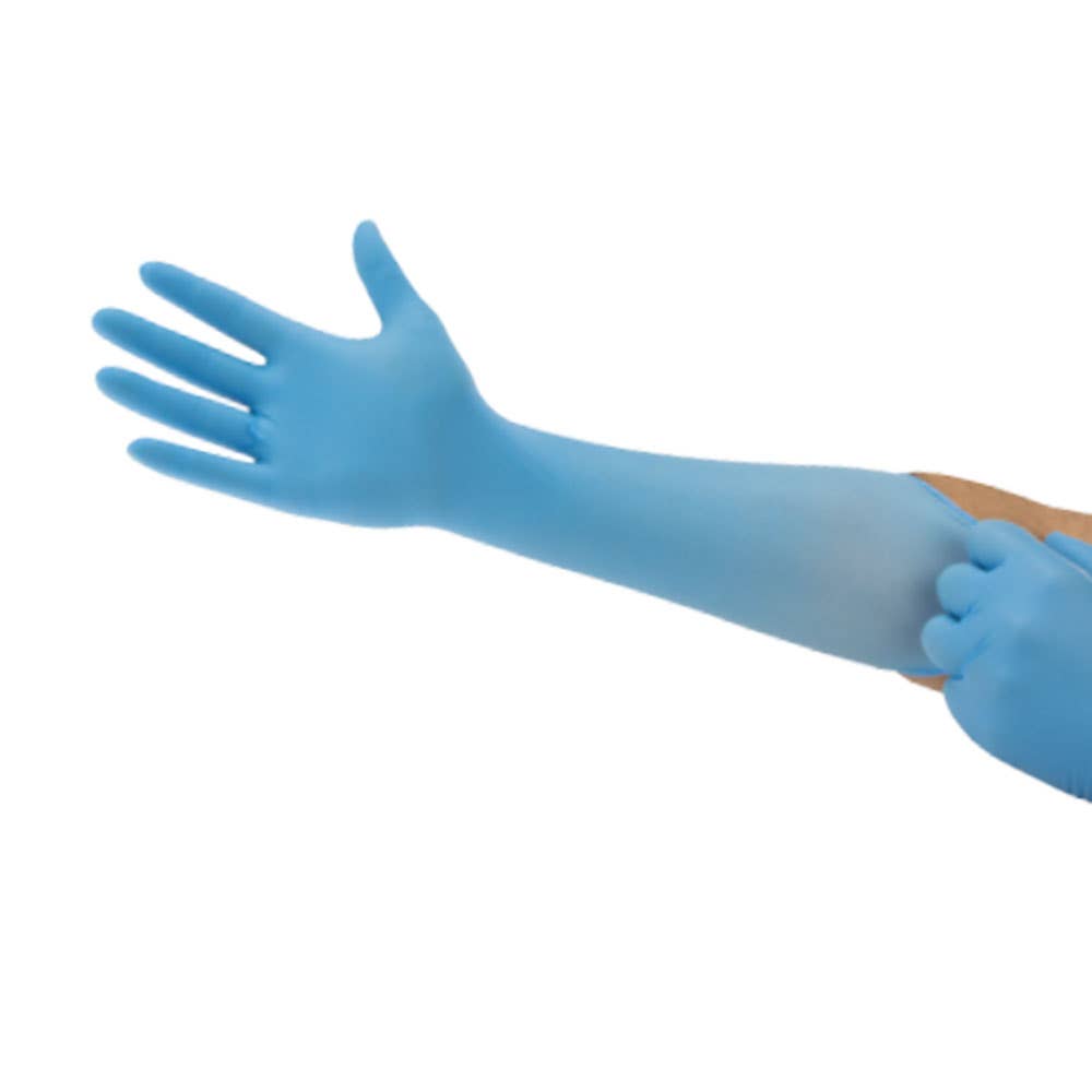 Gloves Microflex Extra Long Cuff 400mm 93-243 Medium Pk 100 309993 93243080