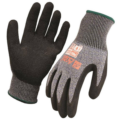 Gloves Cut 5 Resistant Dry Grip LateX Crinkle Dip Size 10 AraX 31021028 ALD10