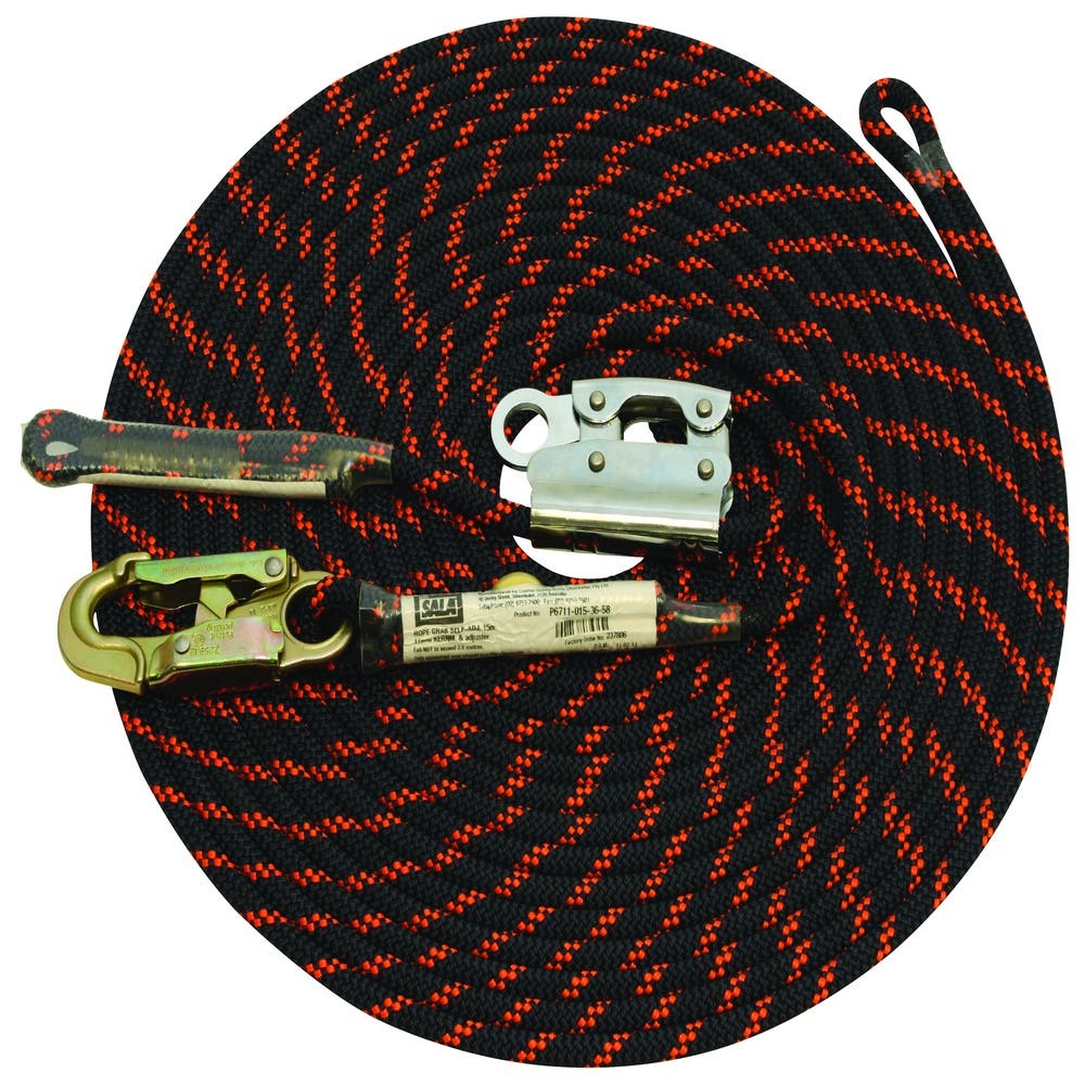 Rope Grab Lifeline Assembly System & 11mm Kernmantle Rope 15m_31060696_7012912111