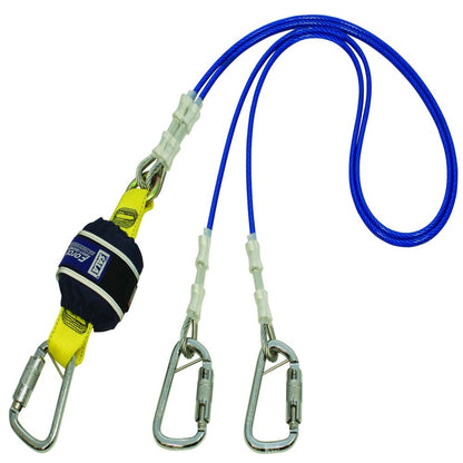 Lanyard Force2 Twin Pvc Coated Wire Cable 2m_31060746_7012881816