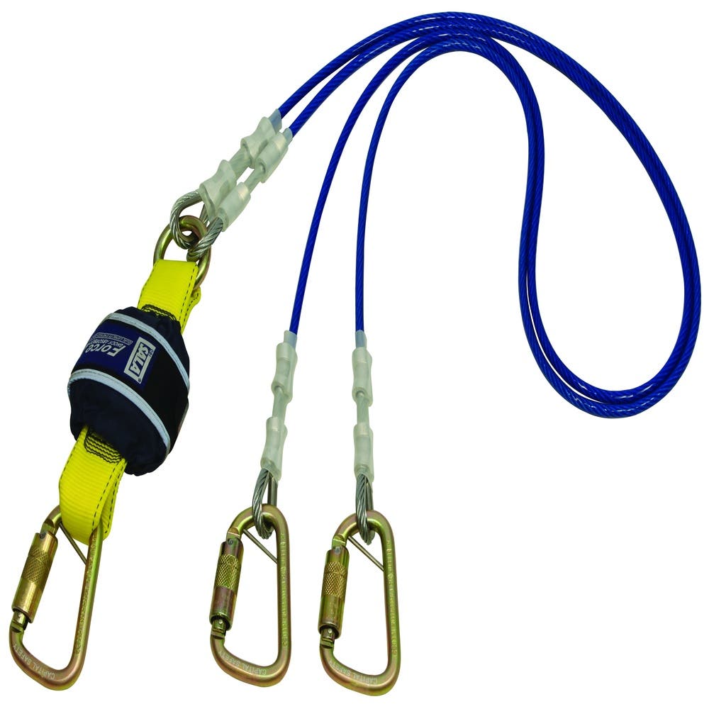 Lanyard Force2 Twin Pvc Coated Wire Cable 2m 31060747_31060747_7012928985