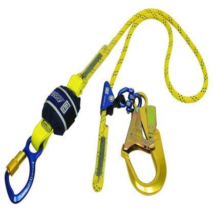 Force2 Adjustable Lanyard Kernmantle Rope 2m With TA Karabiner & DA Scaff Hook_31060758_7012875352