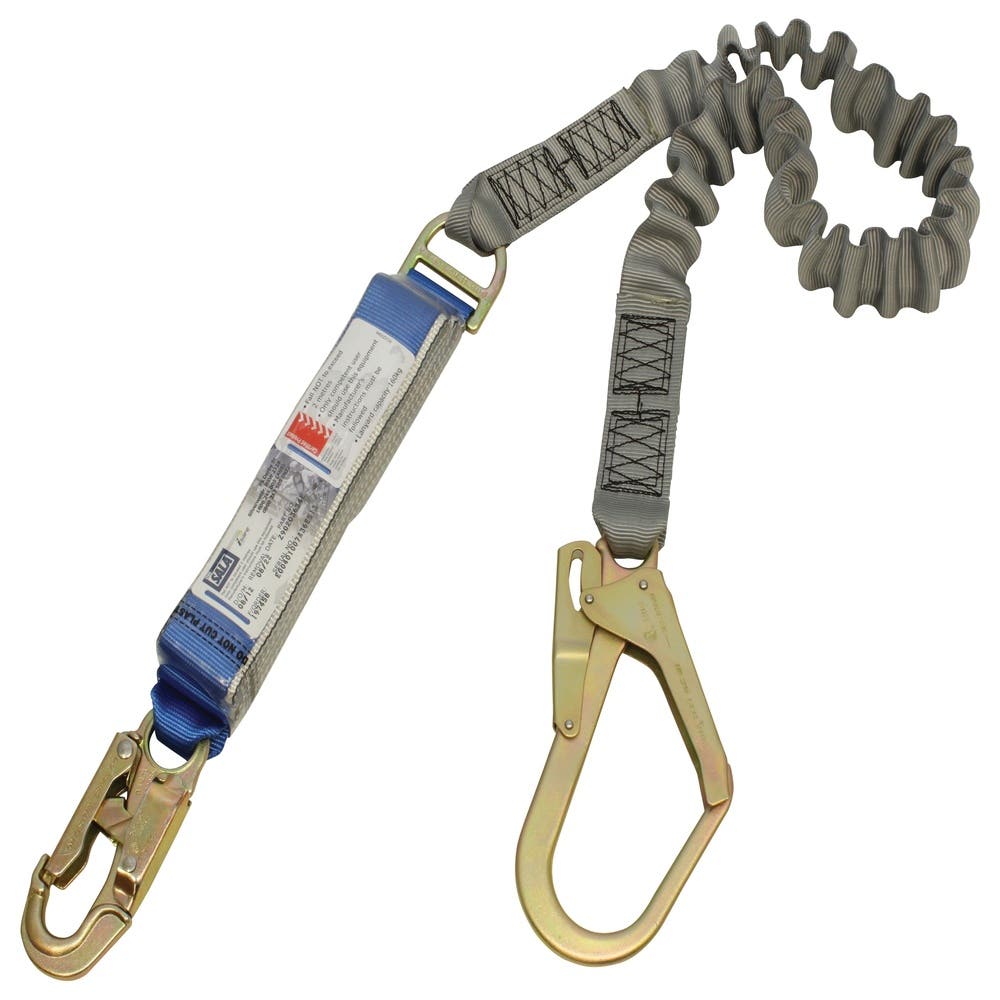 EZ-Stop Elasticated Webbing Single Lanyard Snap Hooks 2m_31060788_7012871736