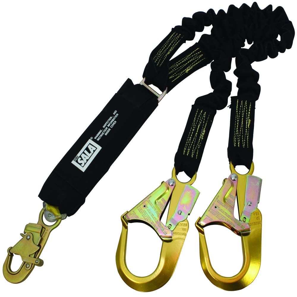 Lanyard Force2 Nomex Kevlar Twin Elastic Web 2m W/ Scaff Hooks_31060821_7012876520