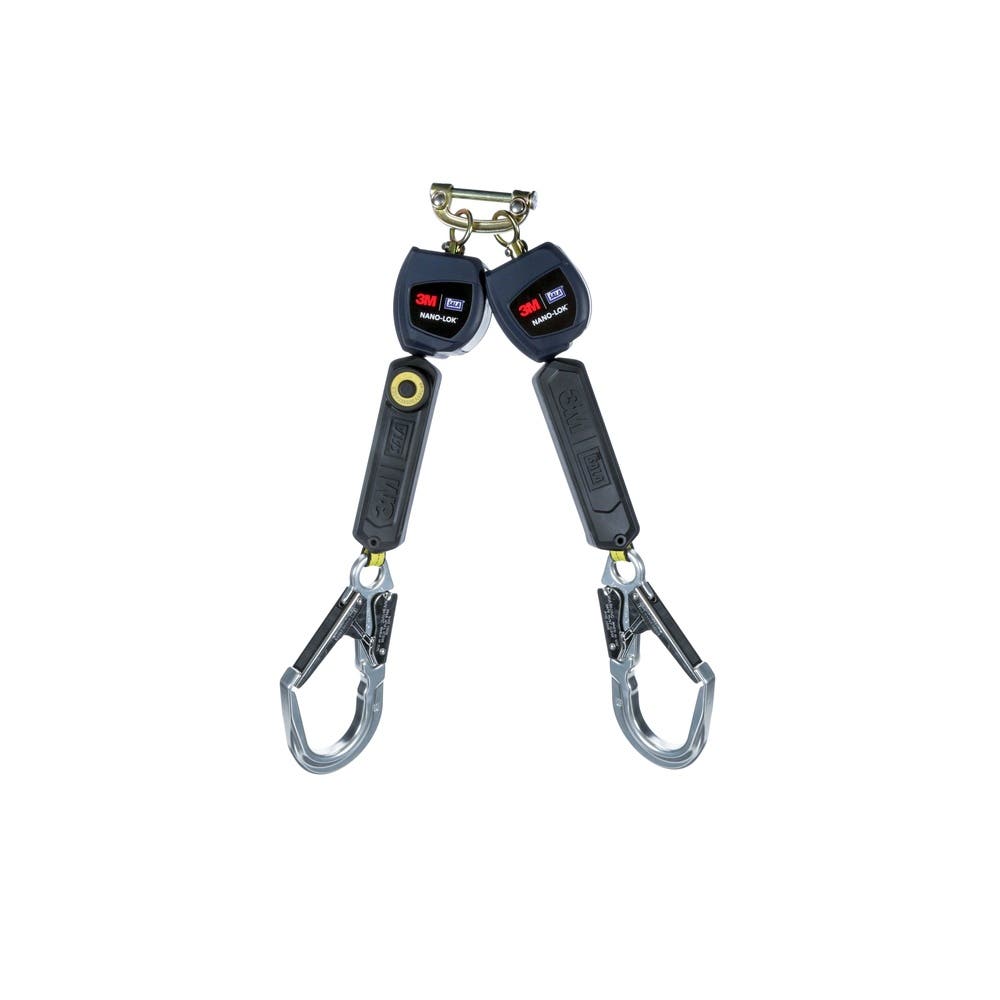 Lifeline Self Retract Nano-Lok Twin Leg Max 1.8m Working Length SALA 3101345_31060842_7100310004