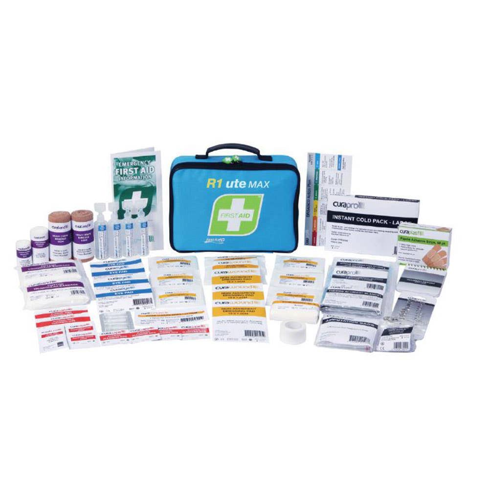 First Aid Kit Ute Max Workplace Plastic Case 1-10 People FastAid 31090304 FAR1U20