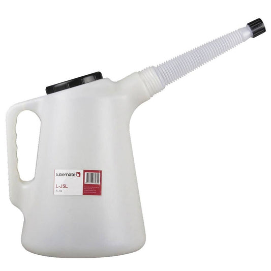 Oil Pourer & Measure Flexible Spout 5L L-J5L Lubemate 31100086 L-J5L