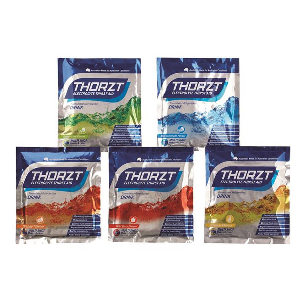 Hydration 175g Multi Shot Pack Makes 4L Orange Thorzt 31130008 BP4OR