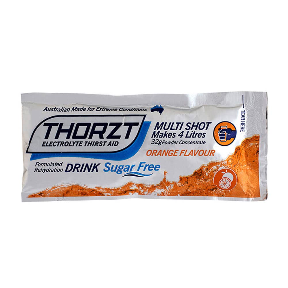 Hydration 32g Multi Shot Sugar Free Makes 4L Orange Thorzt 31130036 SFP4OR