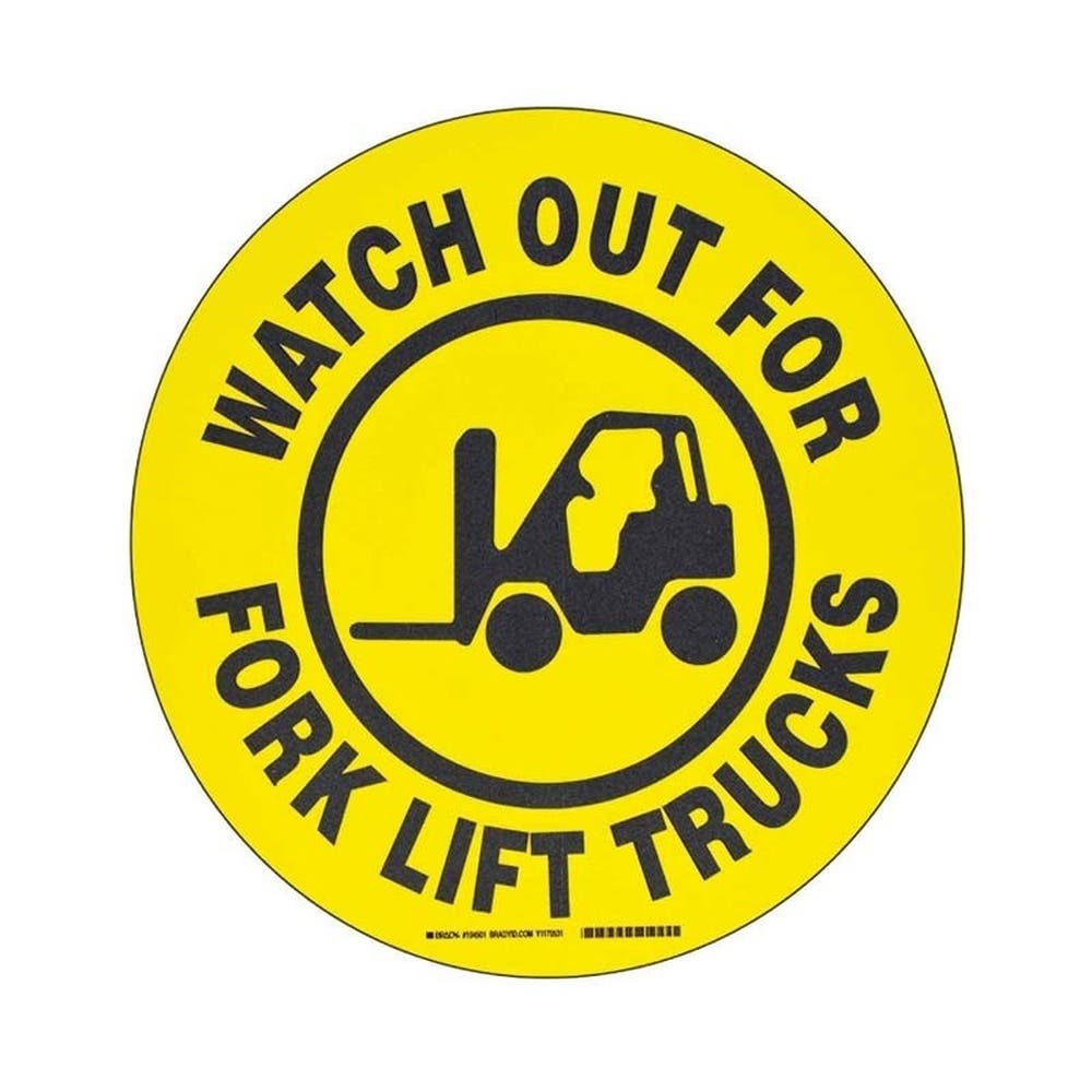 Sign Toughstripe Floor Watch Out For Forklift Trucks 31140019 873346