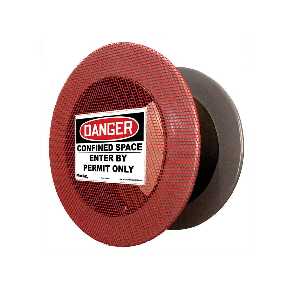 Cover Confined Space Elastic Red Mesh Large 30'' 31150055 S201CSL