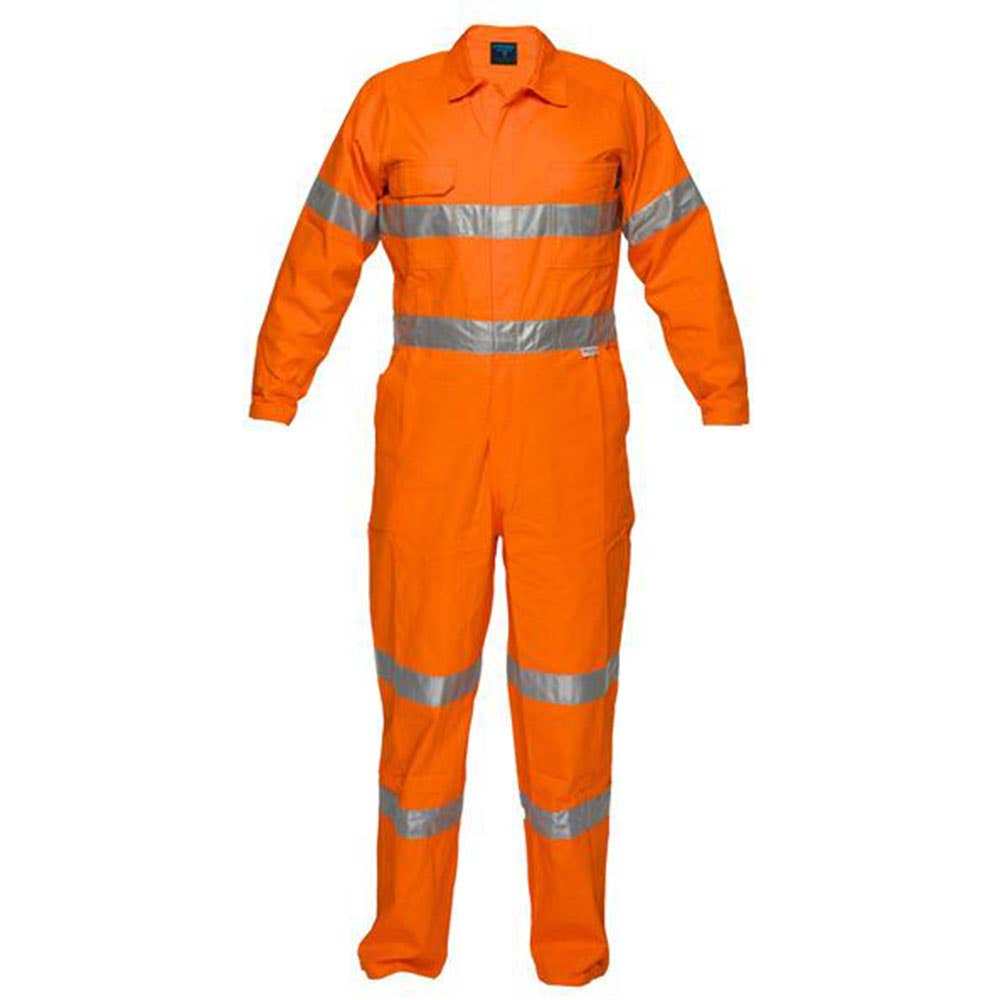 Coveralls Cotton Lightweight 220gsm 3M Tape Orange 82R 31220318 MA922-O-82R