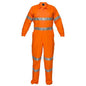 Coveralls Cotton Lightweight 220gsm 3M Tape Orange 112R 31220324 MA922-O-112R