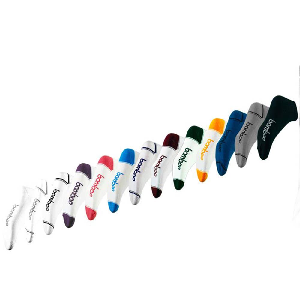 Socks Bamboo Sports Ped/Ankle Size Mens 10-14 White 31230181 0793573590831
