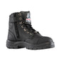 312639 Argyle Zip-Up Waterproof Boots Steel Toe & Bump Cap Black 12_600056_312639-120-BLK