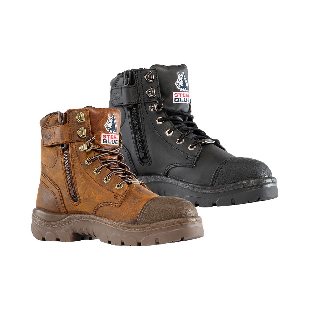 312639 Argyle Zip-Up Waterproof Safety Boots Steel Toe & Bump Cap_SB312639