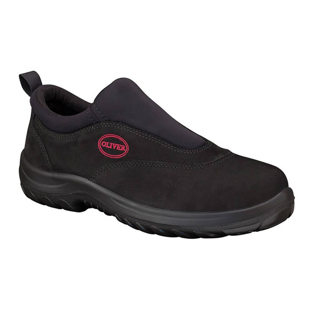 Shoes Steel Toe Slip On PU Sole Sports Black 34-610 10 Oliver 31301327 34-610-100