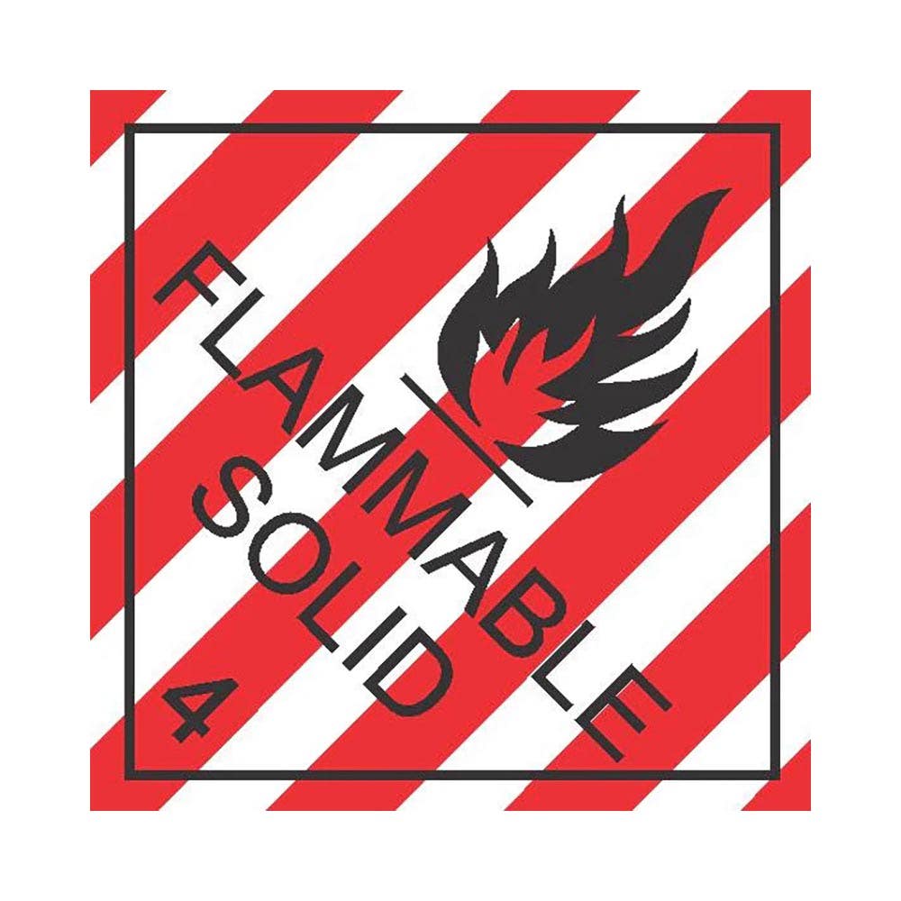 Sign FLAMMABLE SOLID 4 Diamond 270 X 270mm Metal_313849_DGFSB2727M