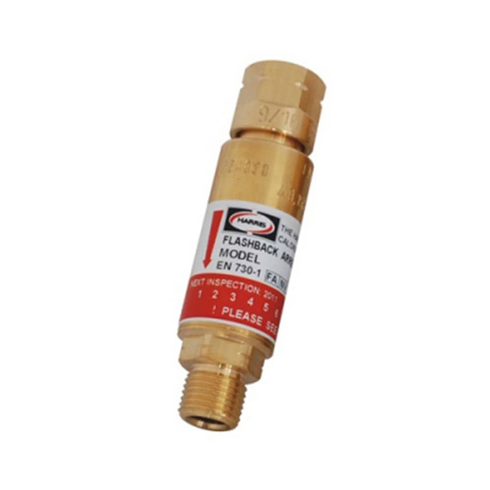 Arrestor Flashback Fuel Gas Regulator End Normal Flow Harris 31440034 188TAL