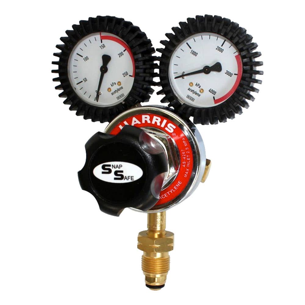 Harris Model 825 Vertical Entry Acetylene Regulator 150kPa 31440063 825EX150AC33