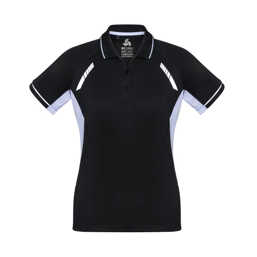 Renegade Polo Ladies Black/White/Silver P700LS 10_314698_P700LS-BLK/WHT/SLV-10