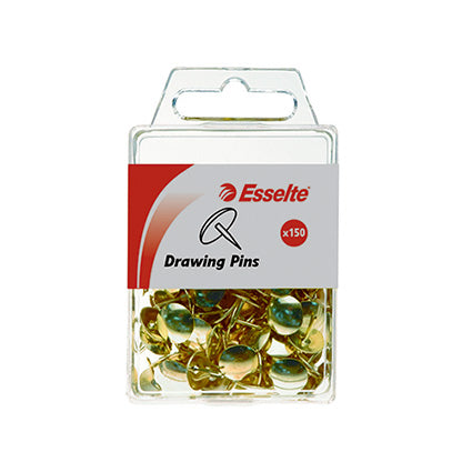 Esselte Drawing Pins Brass Pack 150_315102100_45100