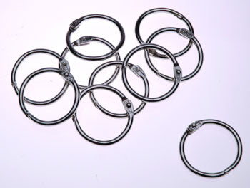 Esselte Hinged Rings No.6 25mm Silver_38712400_37738