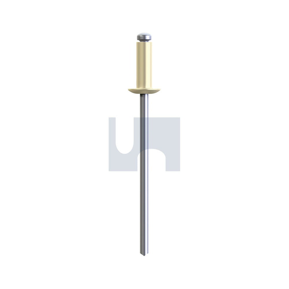 Rivet Dome Hd Open Sandbank 73 - Alum 5052/Steel Zp #54 - Pk 1000_40093803_RSA73OAS504