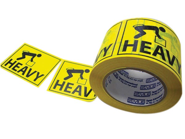 Stylus Tape Printed Heavy Perforated 75Mmx50M Fluoro 500 Labels 320001400 4031