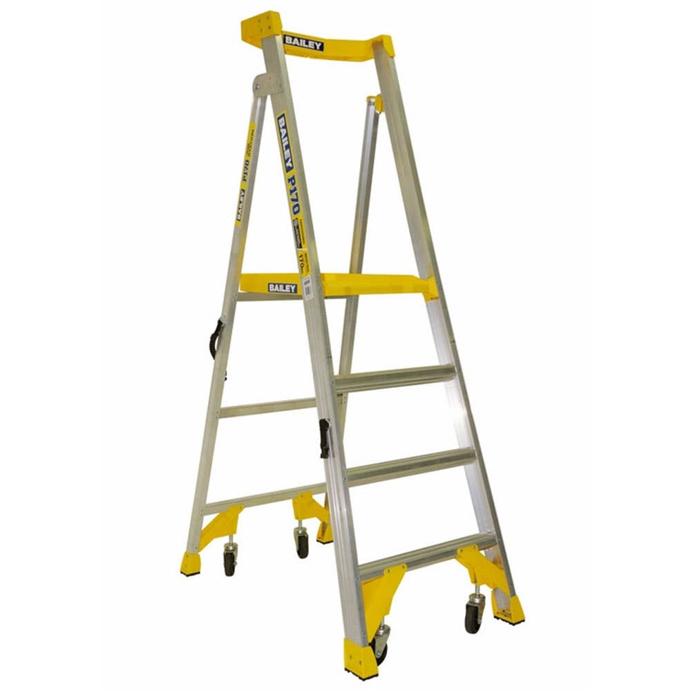 P170 Job Station Aluminium Platform Step Ladder 1.2m 170kg 32000143 FS13539