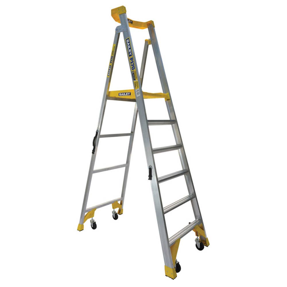 P170 Job Station Aluminium Platform Step Ladder 1.8m 170kg 32000145 FS13541