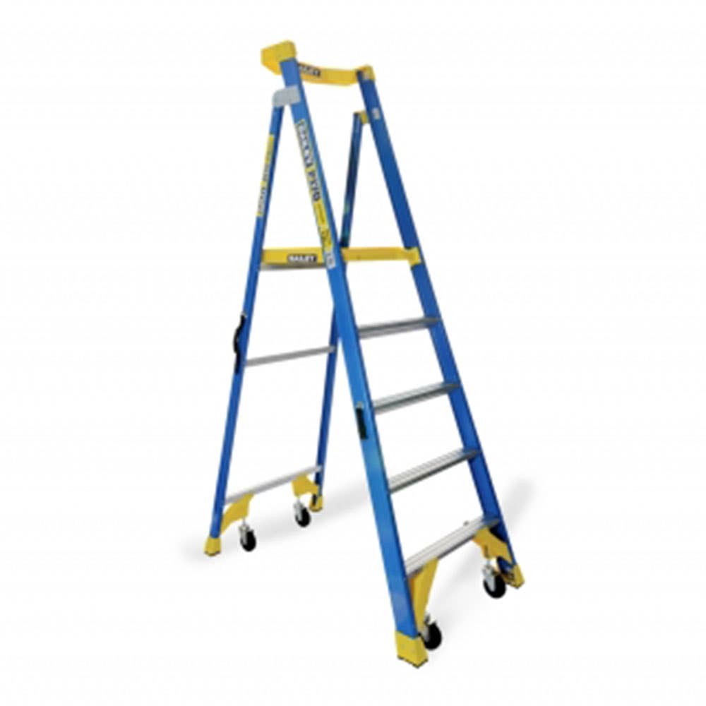 P170 Job Station Fibreglass Platform Step Ladder 1.5m 170kg 32000152 FS13532