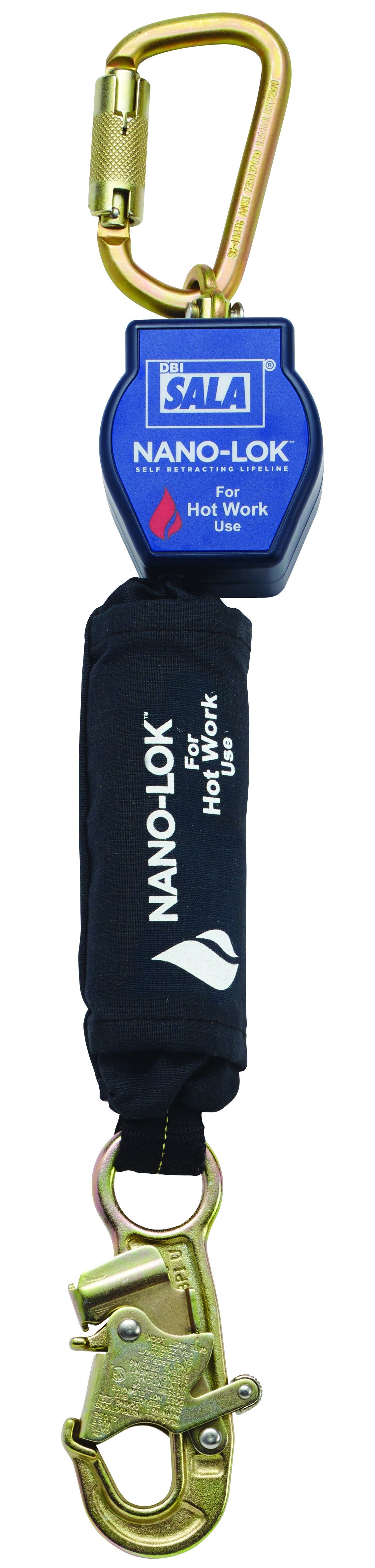 Nano-Lok Self-Retracting Lifeline Single Leg 1.8m Hot Work Snap Hook_32000572_7100247569