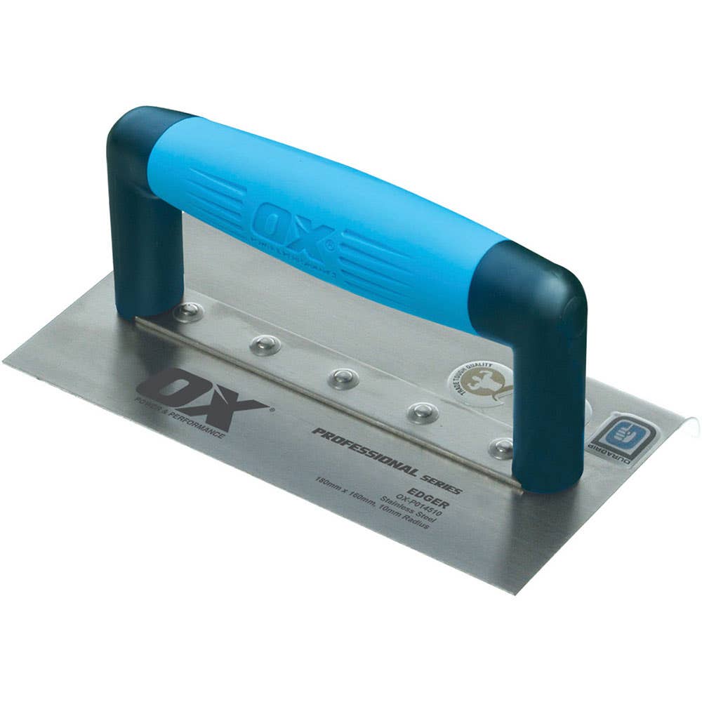 Edger Stainless Steel 180 x 100 x 10mm OX-P014510 Ox Tools 3631006 OX-P014510