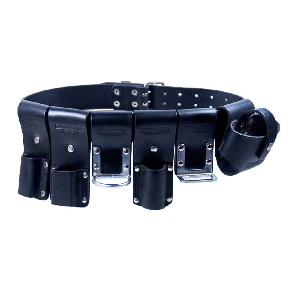 Belt Scaffolders/Rigger Kit Leather + 6 Frogs Buildpro 32260205 LBBSBK