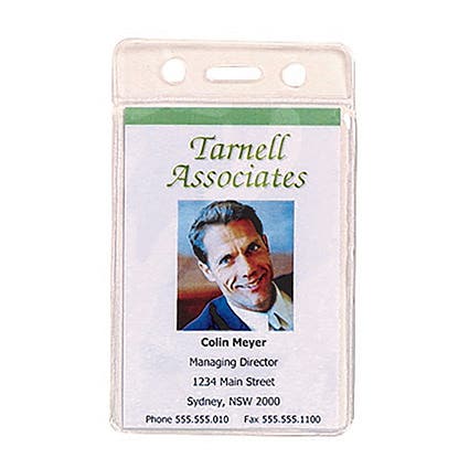 Rexel Id Pouch Soft Portrait 62X104mm Pack 10 39409100 9801012