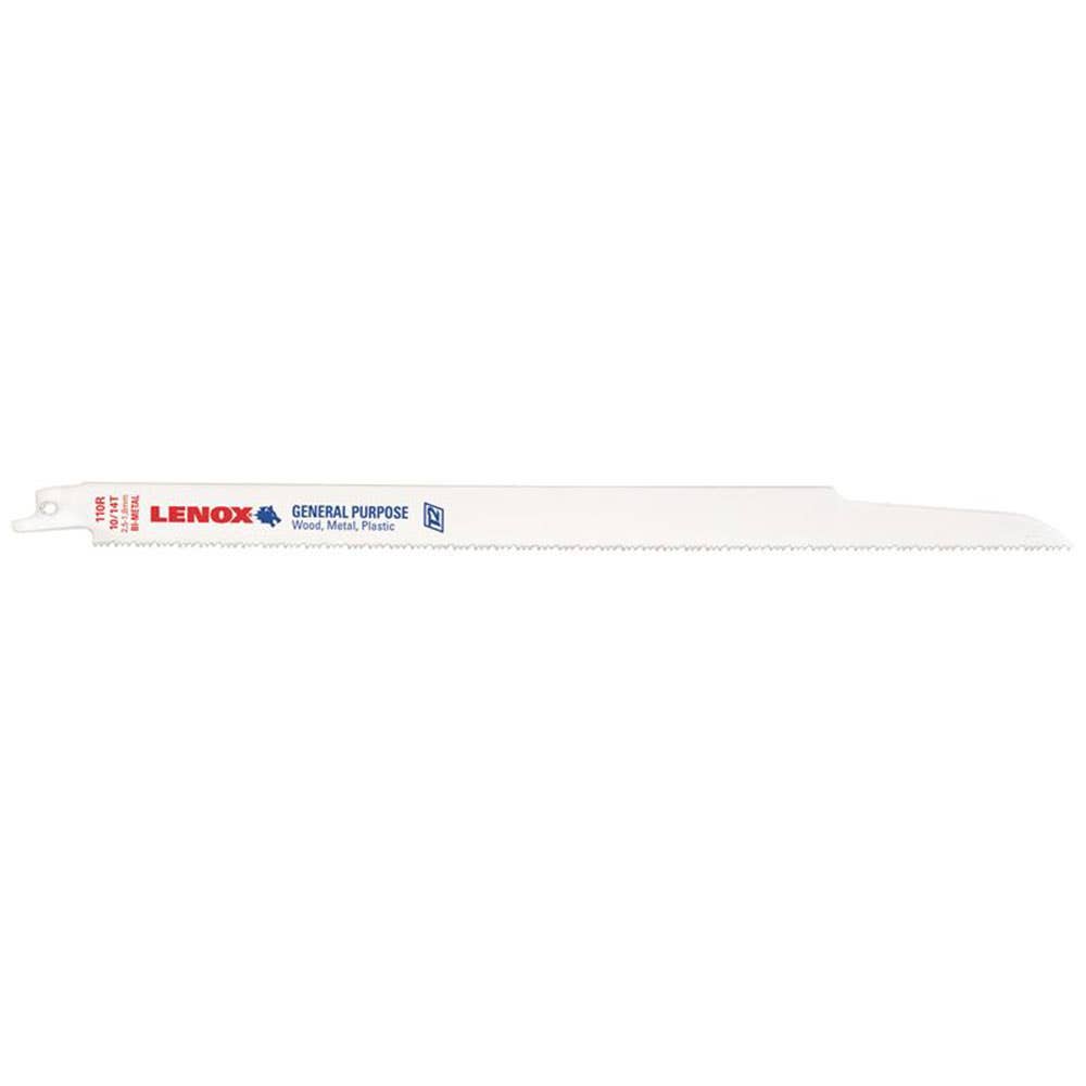 Blade Saw Reciprocating Bi Metal Wood/Metal 300 x 20 x 1.3mm 10-14 TPI Lenox Pk 5 32650018 20583110R