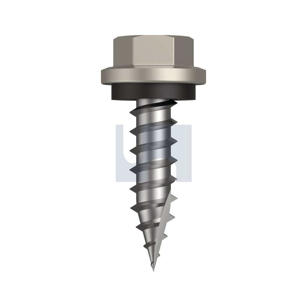 Type 17 Hex Head + Washer Dune - Cl4 As3566 #14-10 25 - Pk 1000_40094633_TDUW4SH1410025