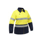 Jacket Cotton Drill 310gsm Womens Ref. Tape Bisley 6 Yellow/Navy BKL6710T_T_40062017_BKL6710T_TT016