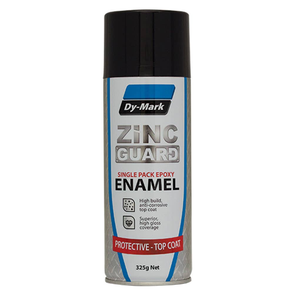 Paint Zinc Guard Epoxy Enamel Gloss Black Aerosol 325g Dy-Mark 33040004 230732301