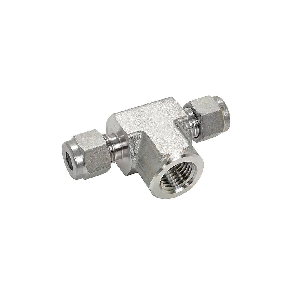Branch Tee Stainless Steel Compression Female No.12F 1 x 1 NPT 3304027 16FBT16N-316
