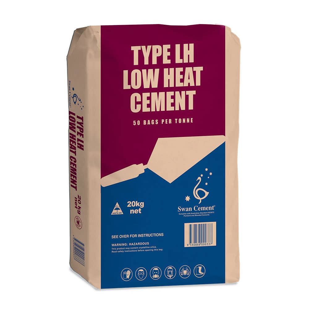 Cement Low Heat 20kg Cockburn Cement 33100001 LH20SW